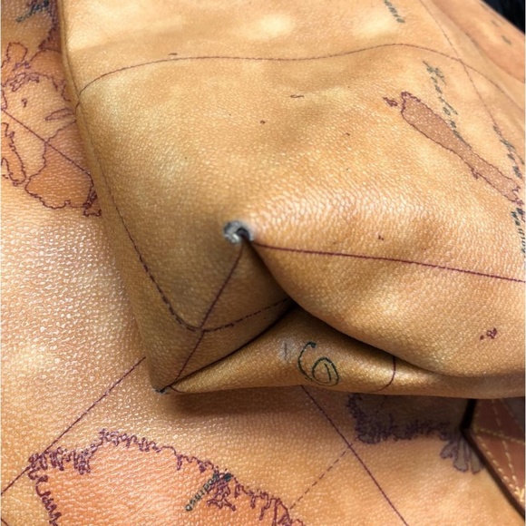 Alviero Martini Classe Geography Map Print Tote - Picture 6 of 8